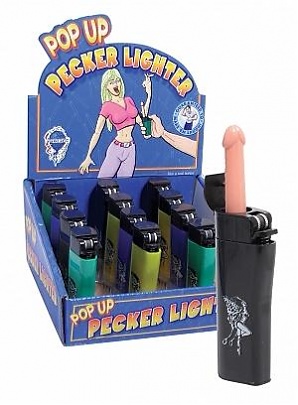 Pecker Pop-Up Lighter (ea)