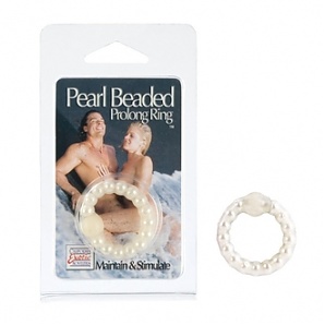 Pearl Beaded Prolong Ring - Grey
