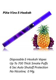 Piña Vino E-Hookah; No Nicotine; 700 Puffs (124754.10)